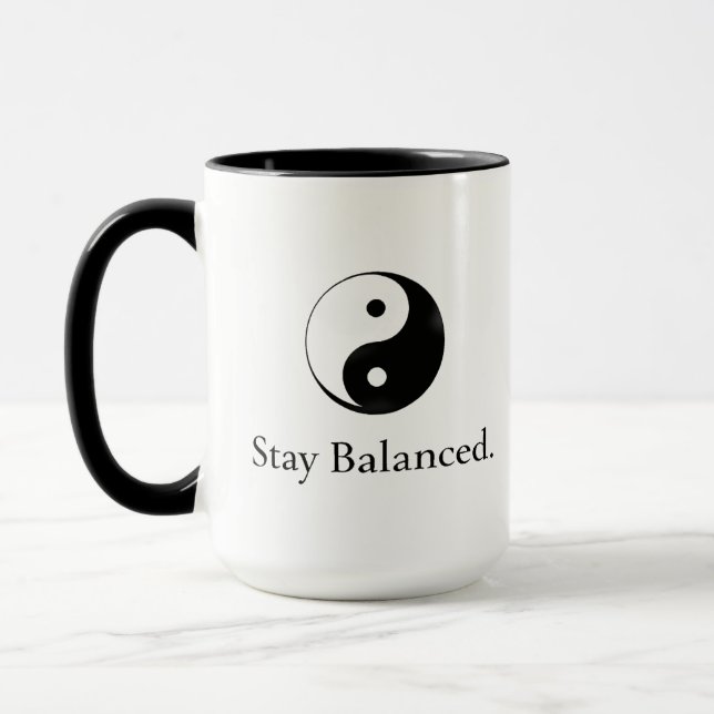 Powered by Coffee and Qi Mug – Acupuncture  Gift (Gauche)