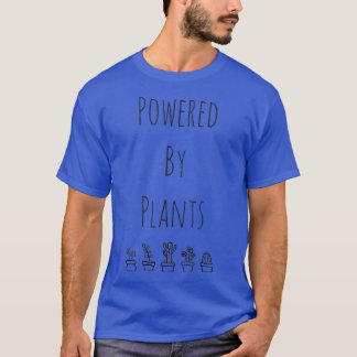Powered By Plante Vegan and Vegetarian T-Shirt