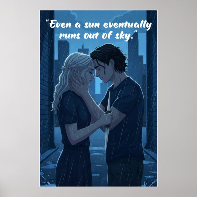 Powerless Book Quote Poster (Devant)