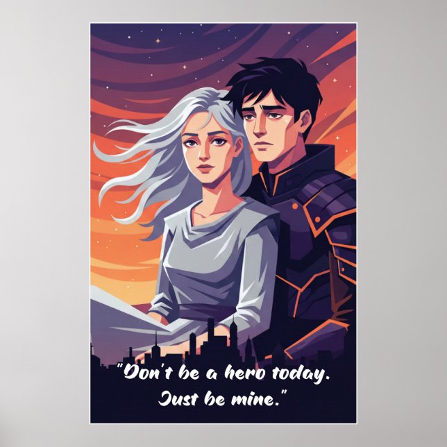 Powerless Book Quote Poster (Devant)