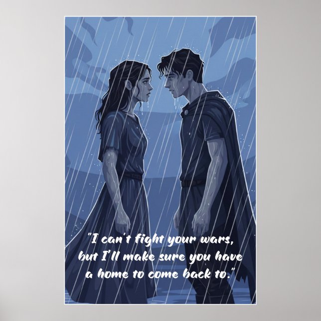 Powerless Book Quote Poster (Devant)
