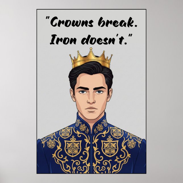 Powerless Book Quote Poster (Devant)