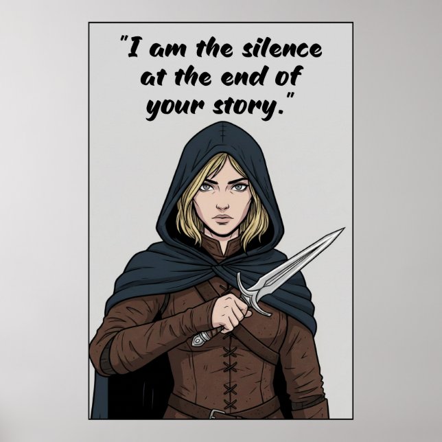 Powerless Book Quote Poster (Devant)