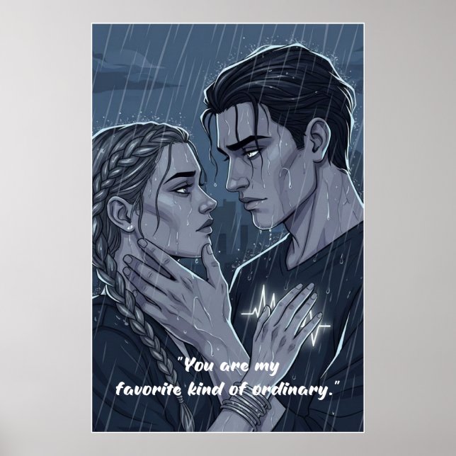 Powerless Book Quote Poster (Devant)