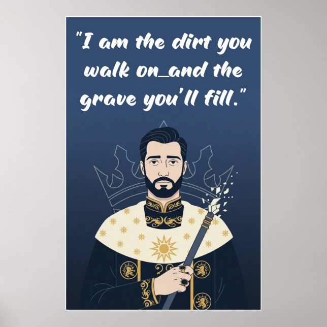 Powerless Book Quote Poster (Devant)