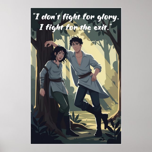 Powerless Quote Poster (Devant)