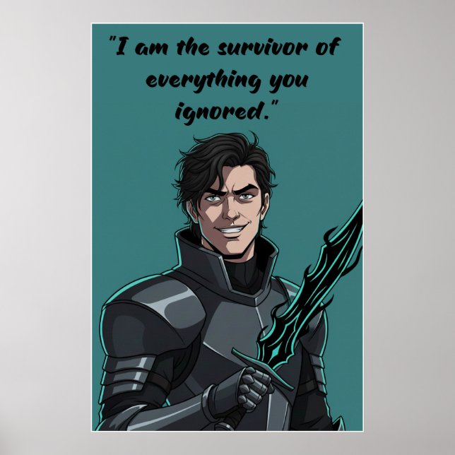 Powerless Quote Poster (Devant)