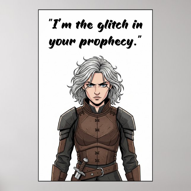 Powerless Quote Poster (Devant)