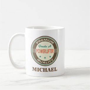 Powerlifter a personnalisé le cadeau de tasse de