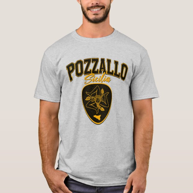 Pozzallo Sicilia  T-Shirt (Devant)