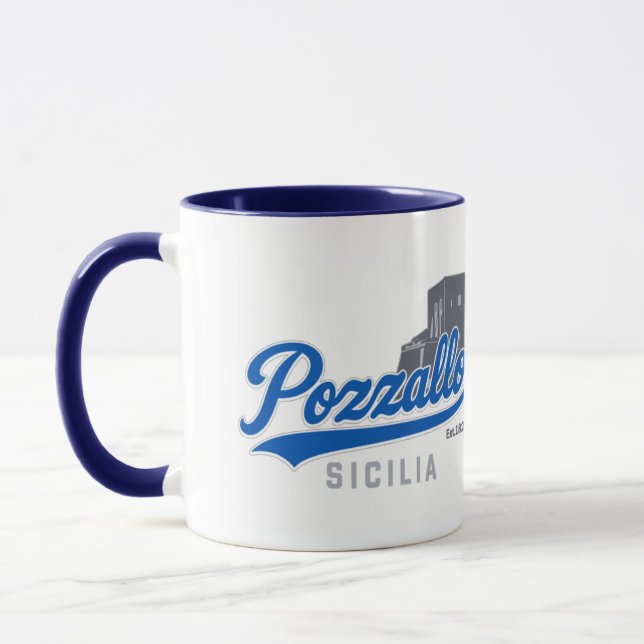 Pozzallo Sicilia Torre Cabrera Mug  (Gauche)