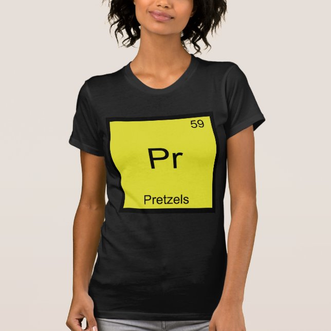 Pr - T-shirt symbole d'élément de chimie drôle de  (Devant)