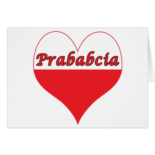 Prababcia Coeur polonais (Devant horizontal)