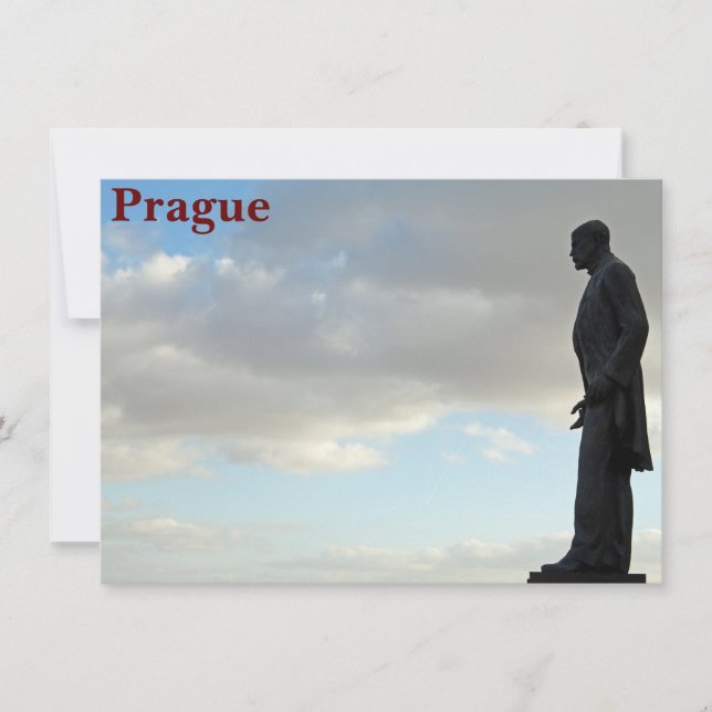Prague : Carte Tomas Garrigue Masaryk (Devant)