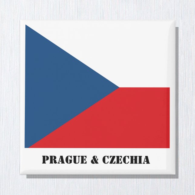 Prague et République tchèque, aimant du drapeau tc (Créateur téléchargé)