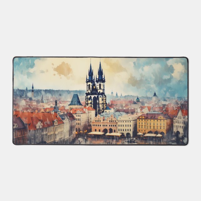 Prague nuit en République Tchèque (Recto)