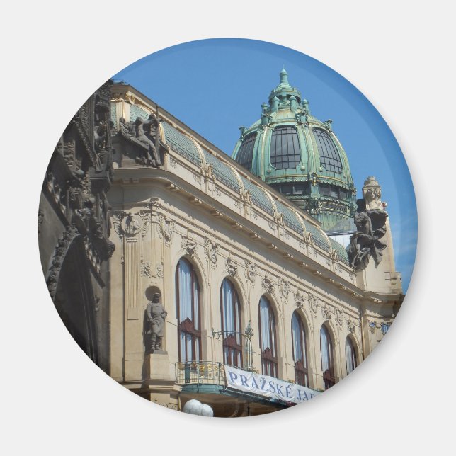 Prague / Praha aimant personnalisé (Devant)