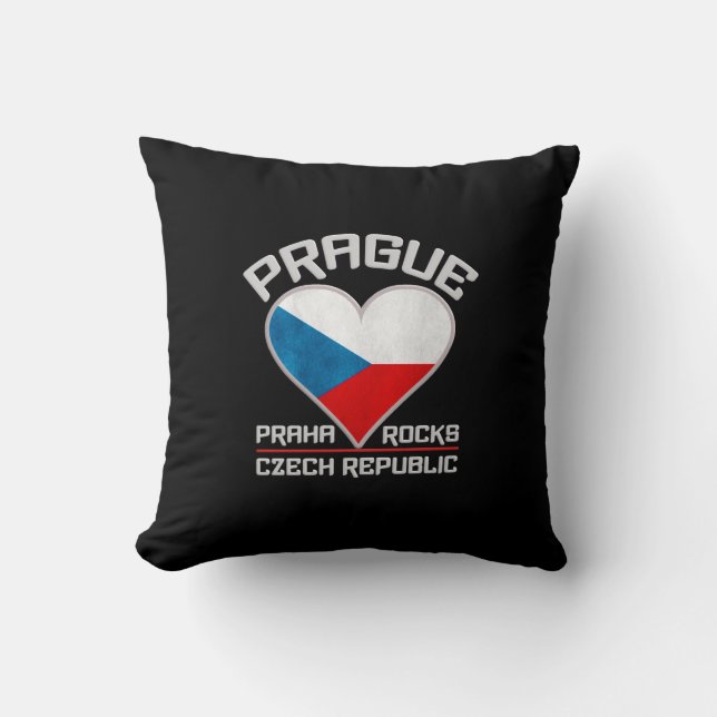 Prague / Praha oreiller de jetage personnalisé (Recto)