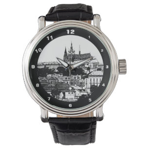 Prague, ville historique, château - Montre intime