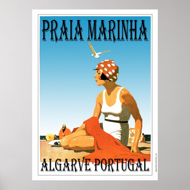 Praia Marinha Beach, Algarve Portugal Poster (Devant)