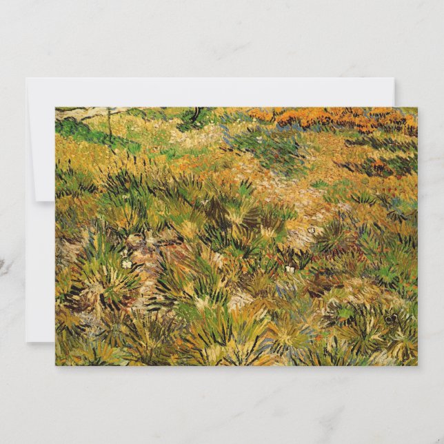 Prairie à l'hôpital Saint-Paul par Vincent van Gog (Devant)