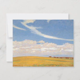 Prairie après l'orage par Maynard Dixon, Art ancie
