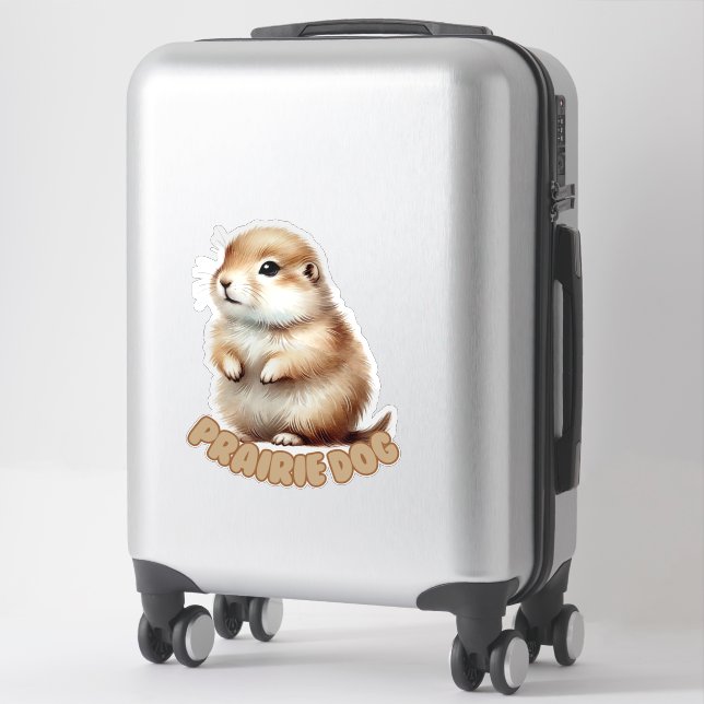 PRAIRIE DOG - STICKER DE NURSERY (Sur valise)
