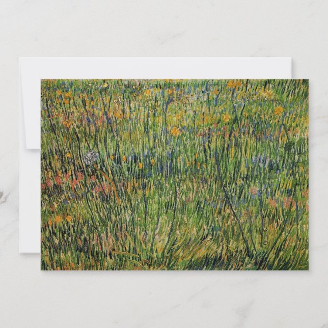 Prairie en fleurs par Vincent van Gogh (Devant)