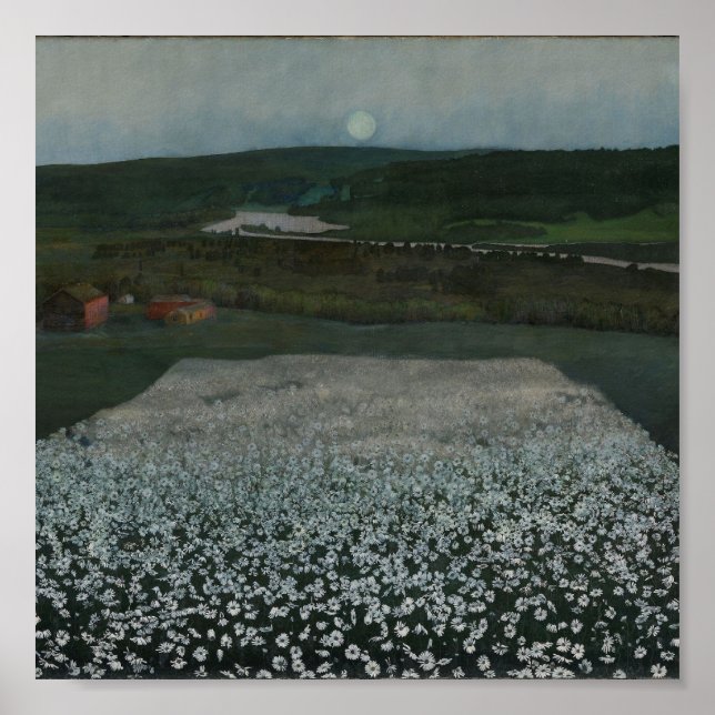 Prairie fleurie dans le Nord - Impression d'art fi (Devant)