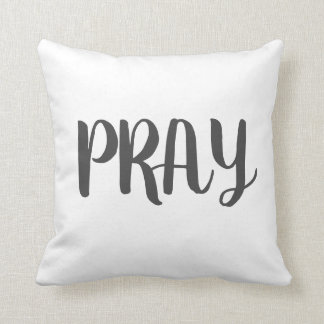 PRAY Christian Coussin décoratif Jeter foi ferme