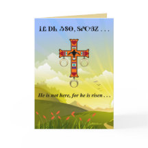 Prayer de seigneur dans la carte de voeux vierge