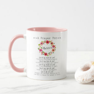Prayer infirmière café Mug