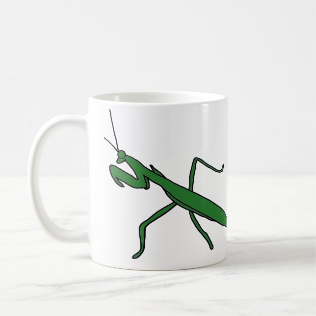 Praying Mantises mug (Gauche)