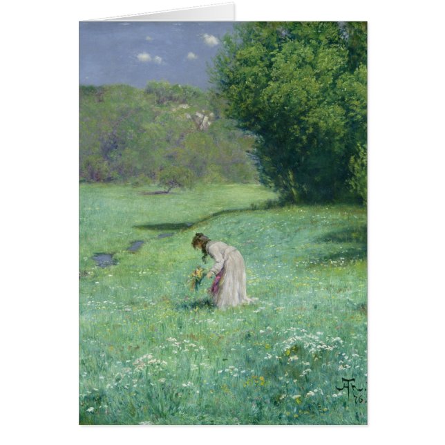 Pré de région boisée, 1876 (Devant)