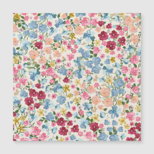 pré du milieu de l'été, motif plante en fleurs.