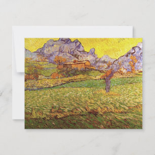 Pré en montagne par Vincent van Gogh