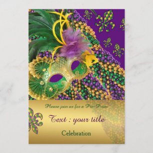 "pré invitation de bal d'étudiants", "mascarade",