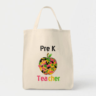 Pré sac d'épicerie d'Apple d'institutrice