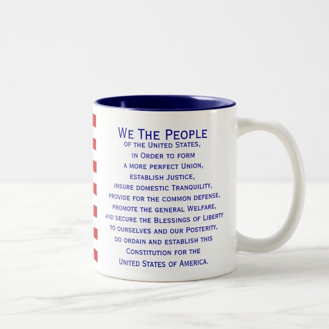 Préambule de la Constitution Drapeau Mug (Droit)