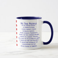 Préambule de la Constitution Drapeau Mug par Janz