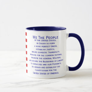Préambule de la Constitution Drapeau Mug par Janz