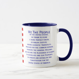 Préambule de la Constitution Drapeau Mug par Janz