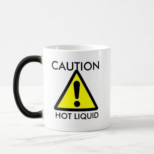 Précaution : Tasse sensible à la chaleur liquide (Gauche)