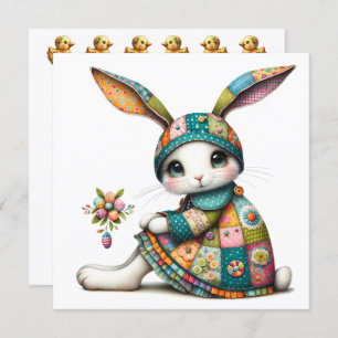 Précieux Bunny Thème Invitation