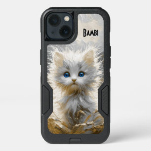 Précieux Kitten Blanc Nom personnel Monogramme
