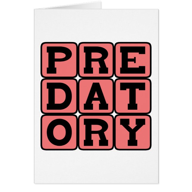 Prédateur, chasseur de têtes (Devant)