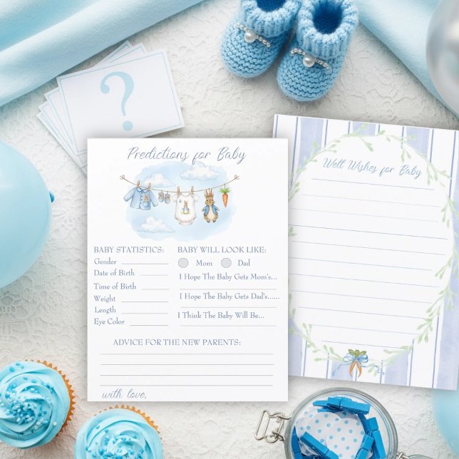 Prédiction de la Baby Shower de la corde à linge d (Créateur téléchargé)