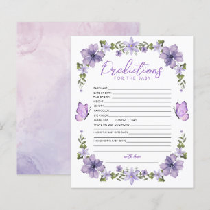 Prédiction de papillons violets pour jeu de bébé