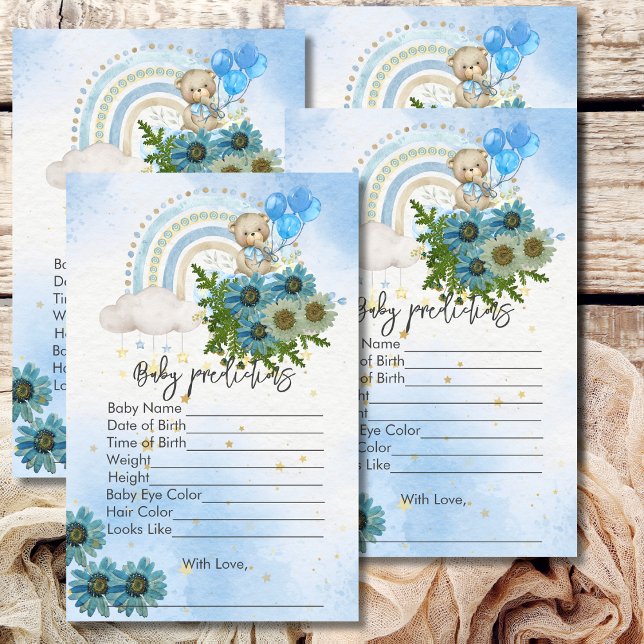 Prédictions Baby Nous Pouvons Attendre Boho Arc-en (Créateur téléchargé)