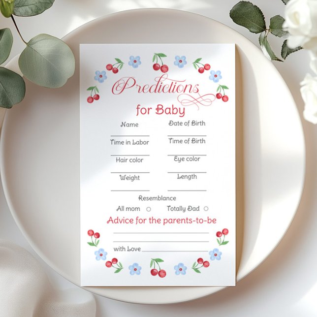 Prédictions cerise pour bébé et conseils aux paren (Créateur téléchargé)